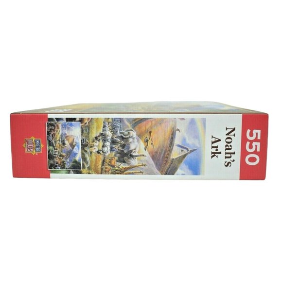 Master Pieces Noah's Ark 550 Piece Jigsaw Puzzle Large Pieces Complete - Picture 7 of 9